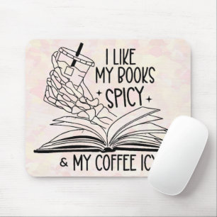 Spicy Books & Icy Coffee Mousepad