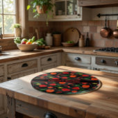 Spicy Chili Pepper Pattern Personalized Glass Schneidebrett