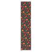 Spicy Chili Pepper Pattern Personalized  Kurzer Tischläufer (Vorderseite)