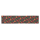 Spicy Chili Pepper Pattern Personalized  Kurzer Tischläufer (Horizontal)