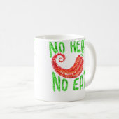 Spicy Chili Scoville Pepper No Heat No Eat Kaffeetasse (VorderseiteRechts)