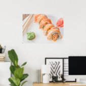 Spicy Crab Sushi Poster (Heimbüro)