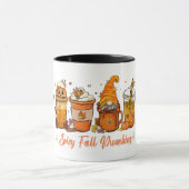 Spicy Fall Pumpkins Gnome Tasse (Zentrum)