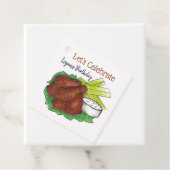 Spicy GRILLEN Buffalo Chicken Wings Tailgate Big G Geschenkanhänger (Beispiel)