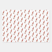 Spicy! Hot Sauce Salsa Cute Hand-drawn Geschenkpapier Set (Vorderseite 3)