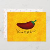 Spicy Hot Southwest Chili Pepper Postkarte (Vorne/Hinten)