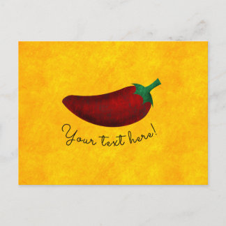 Spicy Hot Southwest Chili Pepper Postkarte