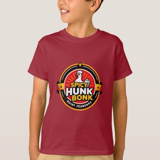 Spicy Hunk Bonk Chicken T - Shirt (Vorderseite)