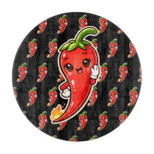 Spicy Mama - Heißes Zeug - Foodie-Freunde Schneidebrett