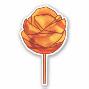 Spicy Mango auf dem Stick Aufkleber