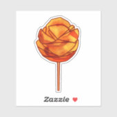 Spicy Mango auf dem Stick Aufkleber (Blatt)