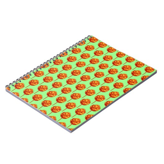 Spicy Mango auf dem Stick Notizblock (Linke Seite)