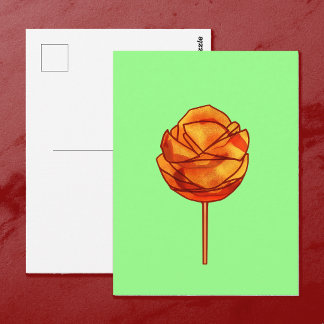 Spicy Mango auf dem Stick Postkarte