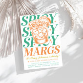 Spicy Margs Modern Bright Margarita 30. Geburtstag Einladung
