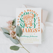 Spicy Margs Modern Bright Margarita Brautparty Einladung