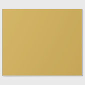 Spicy Mustard Matte Geschenkpapier (Flach)