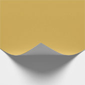 Spicy Mustard Matte Geschenkpapier (Ecke)