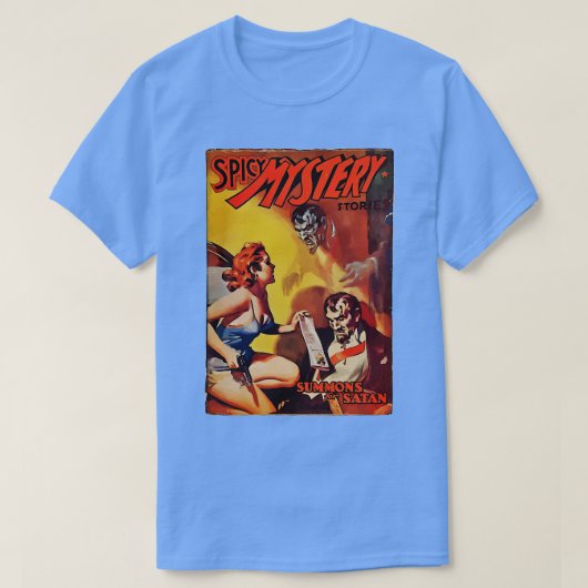 Spicy Mystery Summons für Satan T-Shirt (Design vorne)