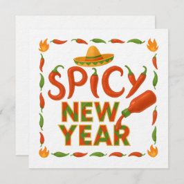Spicy New Year Einladung