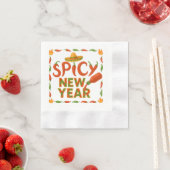Spicy New Year Serviette (Beispiel)
