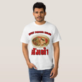 Spicy Papaya Salad [Som Tam] ... Thai Lao Food T-Shirt (Vorne ganz)