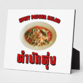 Spicy Papaya Salad [Tam Mak Hung] Isaan Dialect Fotoplatte (Seite)