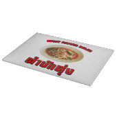 Spicy Papaya Salad [Tam Mak Hung] Isaan Dialect Schneidebrett (Ecke)