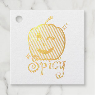 Spicy Pumpkin Spice Geschenkanhänger