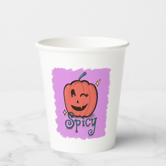 Spicy Pumpkin Spice Pappbecher (Vorderseite)