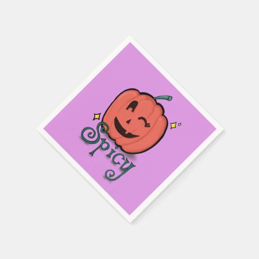 Spicy Pumpkin Spice Serviette (Ecke)