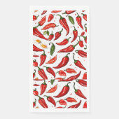 "Spicy Red Chili Paper Napkins" Serviette (Vorderseite)