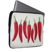 Spicy Red Minimal Crochet Jalapeno Strick Handwerk Laptopschutzhülle (Vorne Rechts)