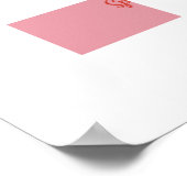 Spicy Red Pepper Poster (Ecke)