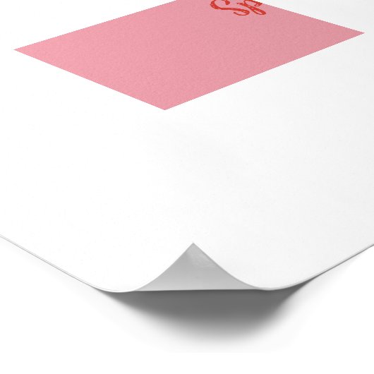 Spicy Red Pepper Poster (Ecke)