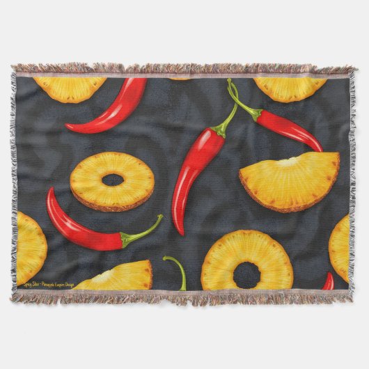 Spicy Slice - Pineapple Empire Design Decke (Vorderseite)
