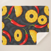 Spicy Slice - Pineapple Empire Design Sherpadecke (Vorderseite (Horizontal))
