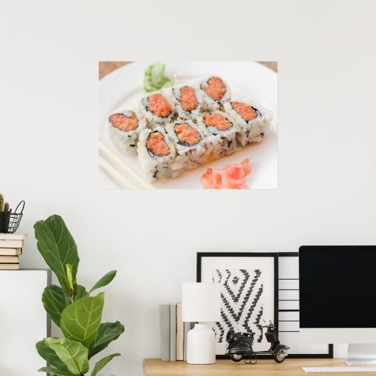 Spicy Tuna Roll Sushi Poster (Heimbüro)
