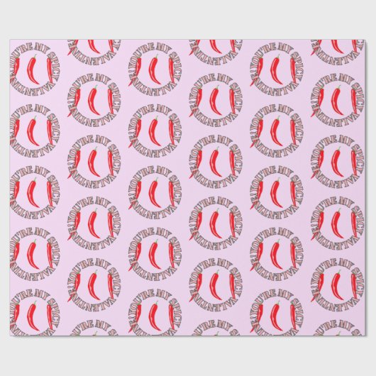 Spicy Valentine Geschenkpapier (Flach)