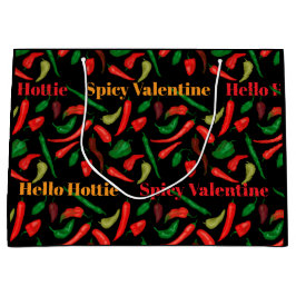 Spicy Valentine Hallo Hottie Red Pfeffer Große Geschenktüte
