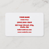 SPICY VISITENKARTE (Rückseite)