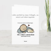 Spicy's Floral Valentine Feiertagskarte (Rückseite)