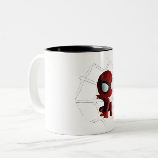 Spider1 Zweifarbige Tasse (Vorderseite Links)