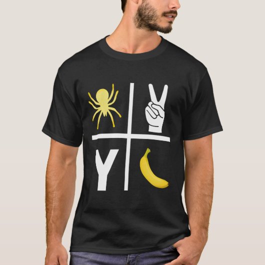 Spider 2 Y Banana Football Liebt amerikanisches Gf T-Shirt (Vorderseite)