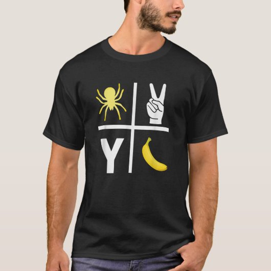 Spider 2 Y Banana Football Liebt amerikanisches Gf T-Shirt (Vorderseite)