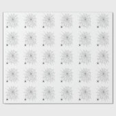 Spider and Spider Web Simple Muster Halloween Geschenkpapier (Flach)