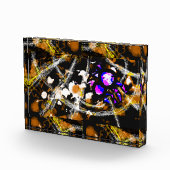 Spider Art Halloween Jigsaw Puzzle Magnet Fotoblock (Rechts)