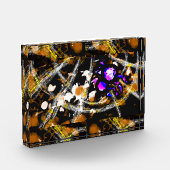 Spider Art Halloween Jigsaw Puzzle Magnet Fotoblock (Links)