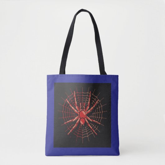 Spider Art Tote Bag - fein und einzigartig Design Tasche (Vorderseite)
