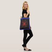 Spider Art Tote Bag - fein und einzigartig Design Tasche (Am Model)