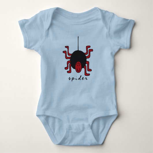 Spider Baby Bodysuit oder One-Piece (keine Basis) Baby Strampler (Vorderseite)